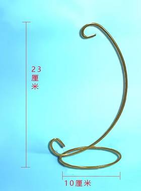 毛线花小夜灯铁艺支架