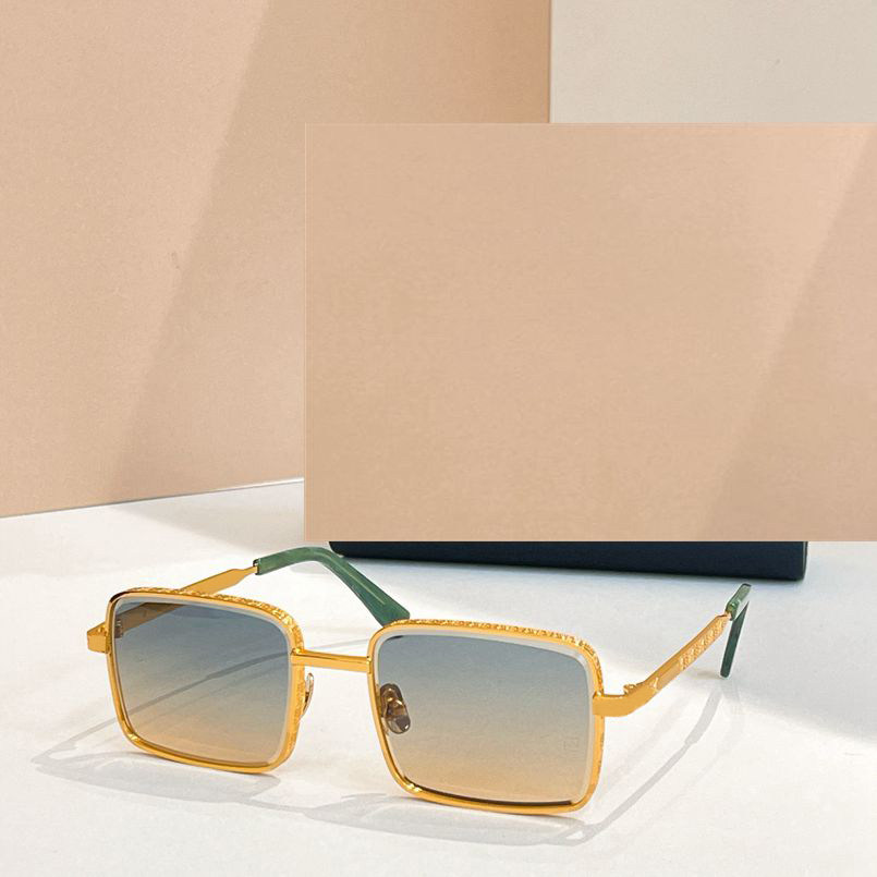 时尚新款太阳眼镜高品质高质感百搭潮酷遮阳金属H333方框