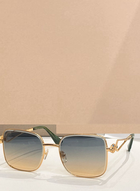 时尚新款太阳眼镜高品质高质感百搭遮阳大气1800LU方框金属