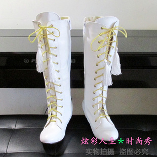 ◆刀剑乱舞 物吉贞宗COSPLAY鞋 出阵战斗制服鞋 低跟/粗高跟靴子