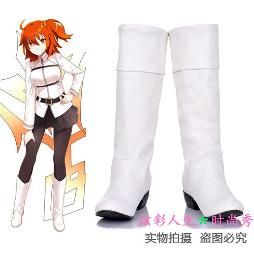 ◆FGO Fate Grand Order 女主人公 咕哒子COS靴 cosplay鞋子