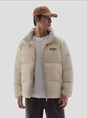安踏正品 男款秋冬季日常通勤舒适百搭高颜值加绒羽绒服152448907
