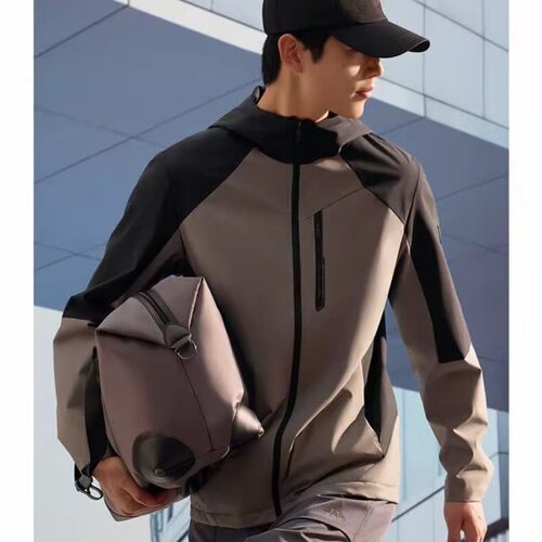 安踏正品冬款保暧梭织加绒拼色训练防风男运动上衣外套152447610N