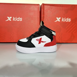 特步正品 儿童款幼童秋冬日常出行加绒保暖运动板鞋678415372797