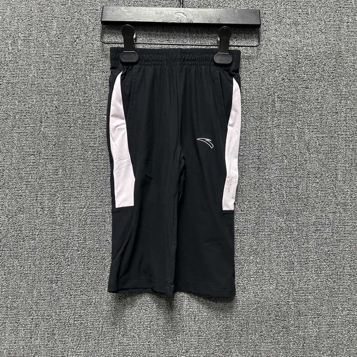 安踏正品 女款小童款春夏季户外出行时尚亲肤运动七分裤362529716