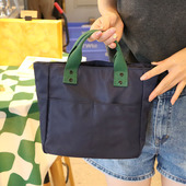 休闲时尚 布包防水便当包手提袋简约上班通勤带饭饭盒袋手拎妈咪包