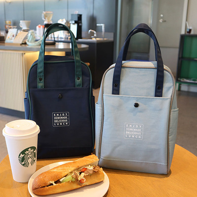 防水圆桶保温袋子便当包手提袋