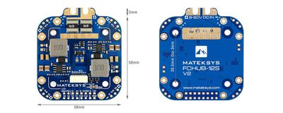 MATEK Mateksys FCHUB-12S V2 5V&12V 440A FPV 穿越机 分电板