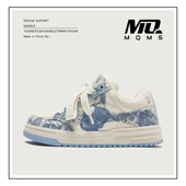 情侣鞋 MQMS破坏美学系列国潮双鞋 子男女同款 潮鞋 舌面包鞋 低帮板鞋