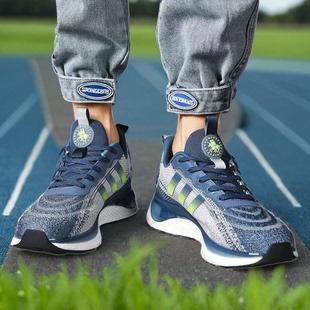 户外运动爆米花软底防滑耐磨网面透气情侣跑步鞋 款 夏季 悍马男女鞋