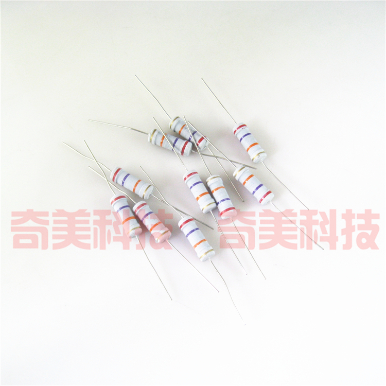 【全新原装】碳膜电阻 2W瓦 27K欧 27KR 电阻器 色环 100个=6元