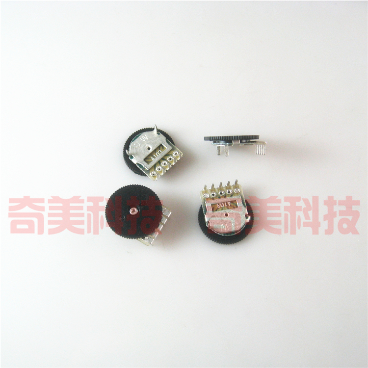 【全新】老人唱戏机拨盘电位器 齿轮转盘调节器 A10K A103 14X1MM