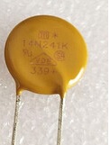 【全新】电器保护压敏电阻器 14N241K 14D241K 电压240V 直径14MM