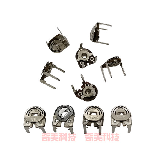 SR-065碳膜可调电阻铁片卧式3脚铁皮微调电位器 1K 2.2K 4.7K 5K