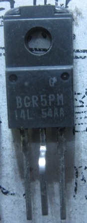【全新原装】BCR5PM-14L BCR5PM14L 塑封双向可控硅管 电子元器件