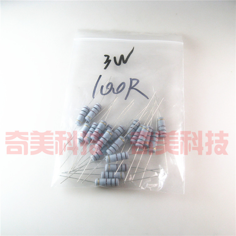 【全新】3W碳膜電阻 3瓦色環電阻器 100R 100歐姆 Ω 10個=2.5元在類目 3C數碼配件, 電子元器件市場, 電子元件, 電阻器中 - 來自Buy2taobao.com提供專業的淘寶代購服務