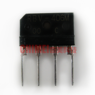 【全新原装】RBV-406M RBV-406 整流桥堆 4A 600V 扁桥 排桥 配件