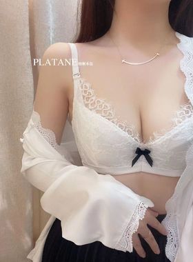 梧桐本色内衣暮夏系列薄款夹棉杯小胸聚拢性感舒适文胸罩WN22135