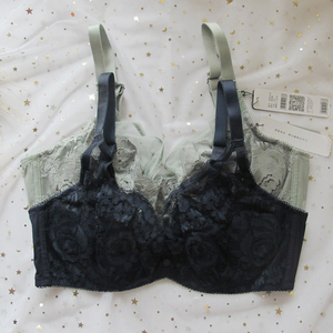 梧桐本色超薄款内衣女聚拢大胸显小文胸防下垂大码胸罩WN858104