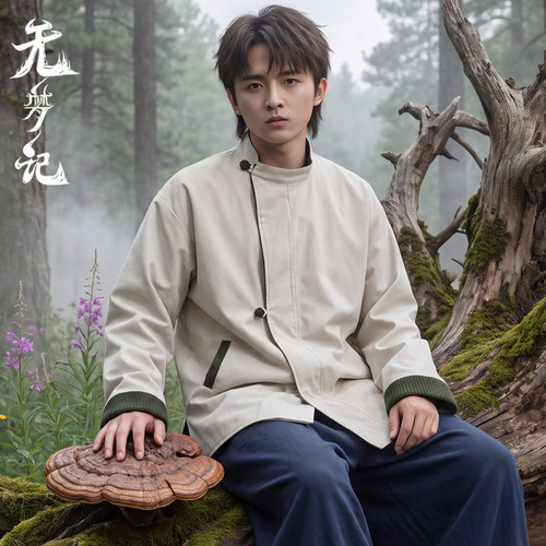无梦记新中式男女两面穿汉服外套