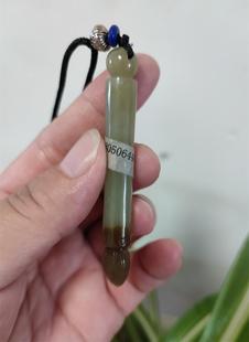 和田玉黄口料俏糖色妙笔生花 金榜题名挂件天然玉石玉器