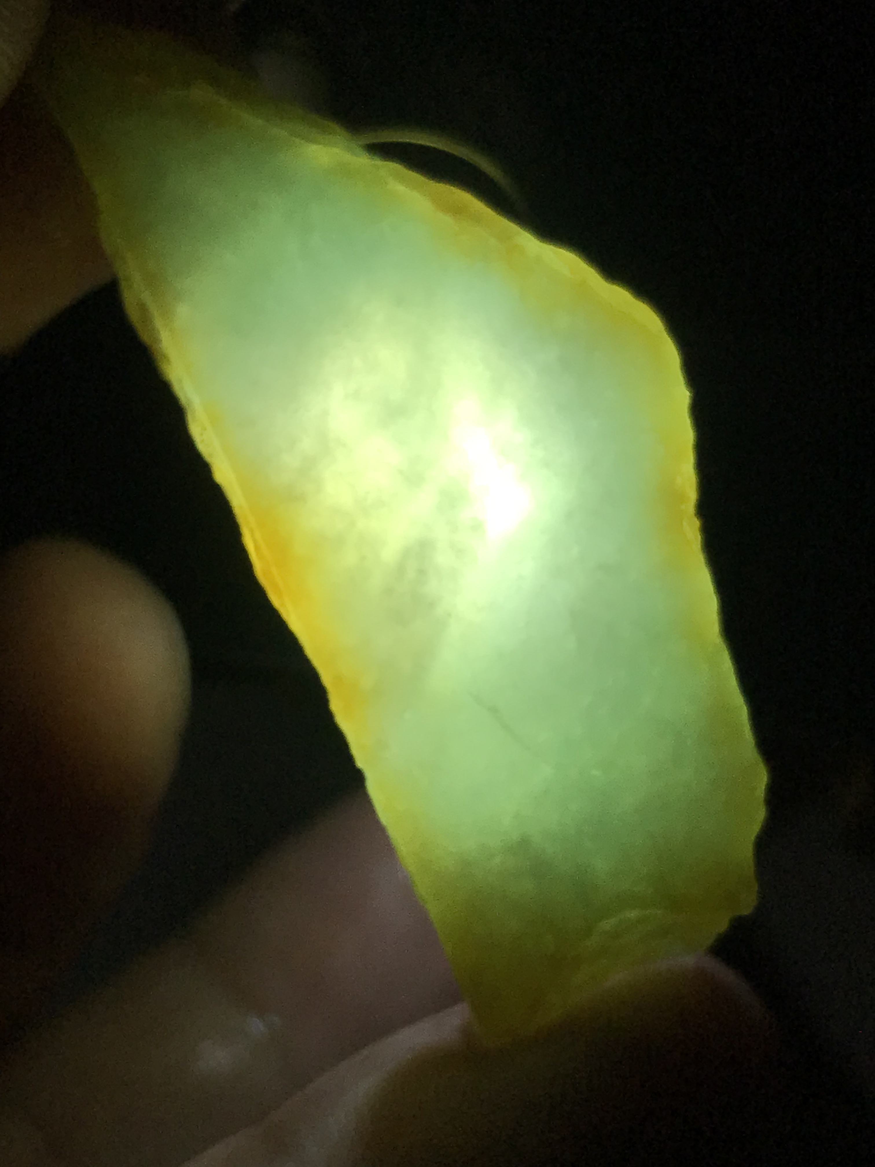 冰种翡翠冰种腾冲老料冰种翡翠明料冰黄翡翠片料冰种翡翠原石明料