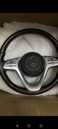梅赛德斯－奔驰老款改新款方向盘 W222 S320 S400 S680桃木方向盘