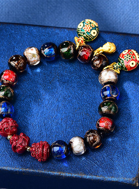 北京香灰琉璃手串手链