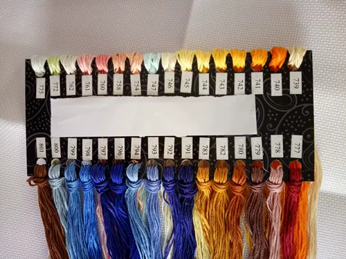 Cross -Stitch 100%All -cotton Line Line Line 6 -Share Share Sharing European -Style Bracelets