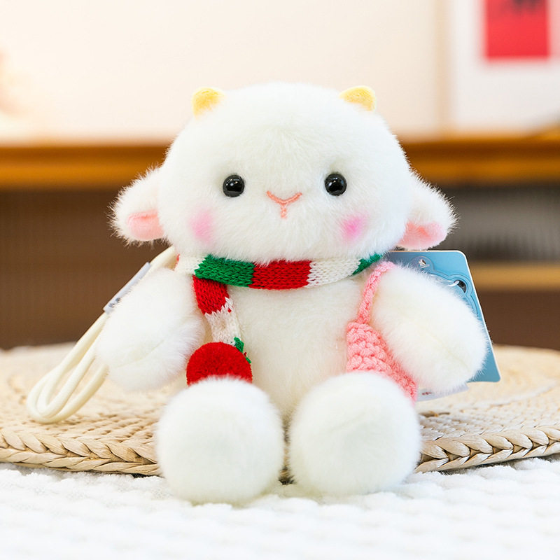 精品安抚小羊毛绒玩具玩偶桌伴摆件公仔抓机娃娃婚庆礼品厂家批发