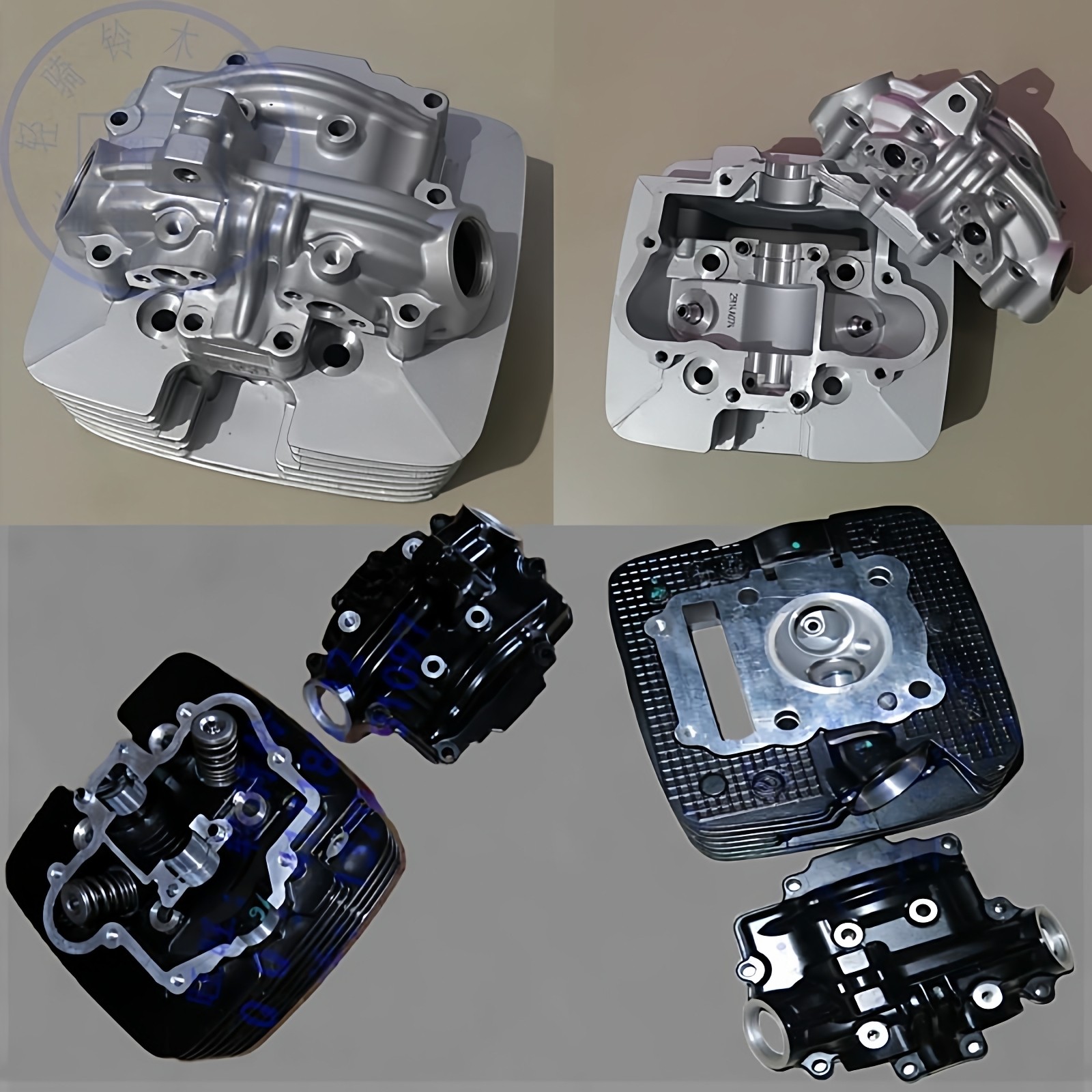 适用轻骑铃木悍骏GR150汽缸头摩托车外星人QS150-2发动机气缸头盖