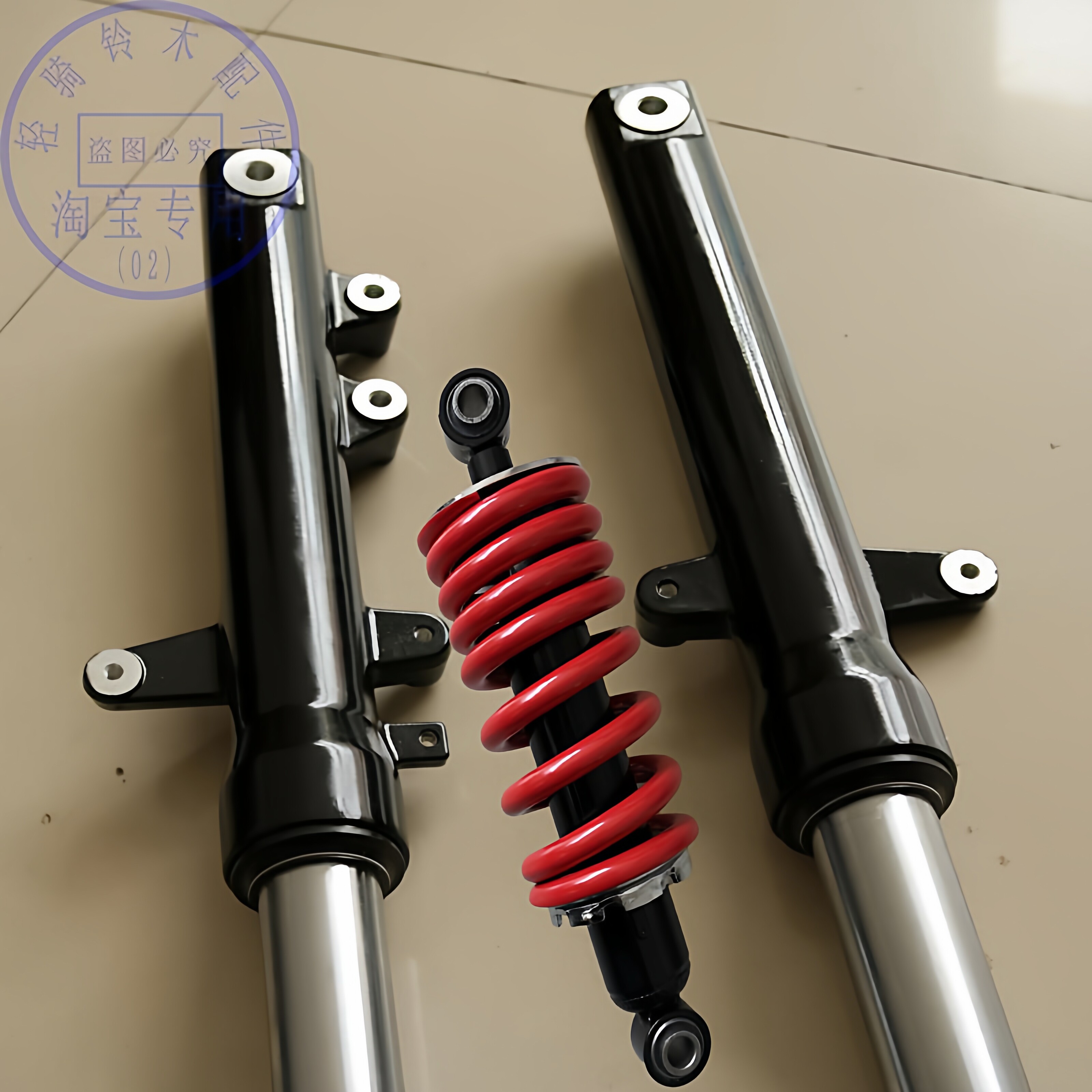 适用铃木极客飒前减震GSX150F前叉ABS版前避震街车GSX155NK后减震