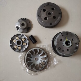 适用乐至UR110T后皮带轮丽至UZ小海豚QS110T-3传动离合器前移动轮