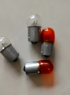 睿彩QS124T-4/4B偏角转向灯泡瑞梦QS125T-5/5A/4C不对称后黄色泡