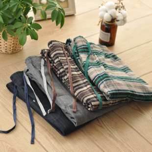 可外穿 睡裤 男士 秋冬柔软加厚磨毛绒棉全棉法兰绒布宽松家居长裤