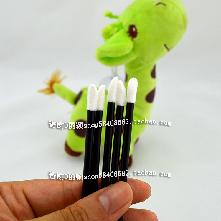 便携黑色空心管唇刷唇彩棒植绒彩唇刷 口红刷 满包邮,彩妆/香水/美妆工具,化妆刷,淘宝优惠券,粉丝福利购,淘宝优惠卷