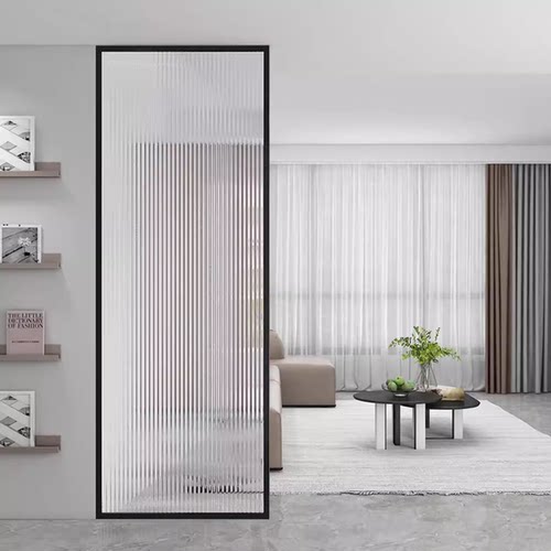 超白入户水波纹瓦楞极窄长虹玻璃