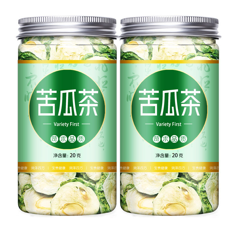 苦瓜片干新鲜茶旗舰店农家纯苦瓜茶泡水喝 特降原味级野生