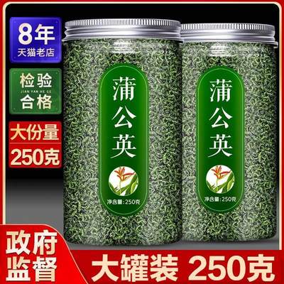 蒲公英茶500g野生特级长白山正品婆婆丁浦公英叶中药材干草泡水喝