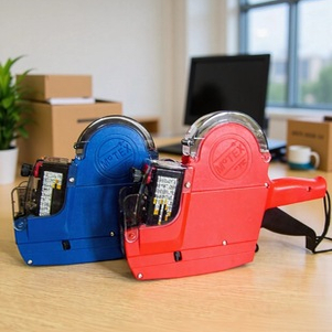 韩国motex打码机MX-6600PLUS双排10位标价机日期价格标签机超市