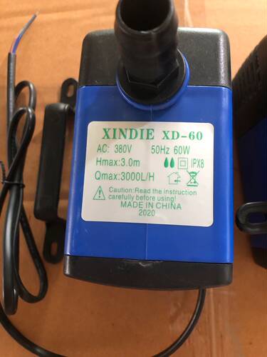 XD-60 新款冷风机水泵抽水循环泵环保空调潜水泵 滴塑烤箱水泵