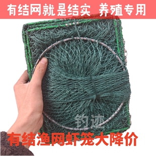有结虾笼大眼龙虾网笼渔网捕虾网鱼网小龙虾螃蟹捕大留小养殖