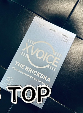 Xvoice 主动式纯DI盒 The Brickska 搭载自研变压器 48V幻象供电