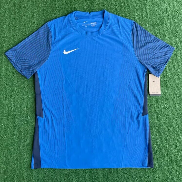【梦想足球】耐克 Nike ADV 球员版 短袖热身训练球衣蓝 CW3101