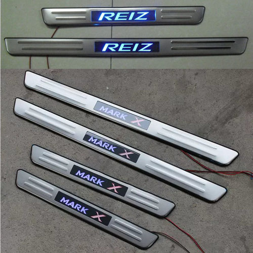 06-19款新锐志MARK-X标LED带灯冷光门槛条 老锐志带灯迎宾踏板 - 封面