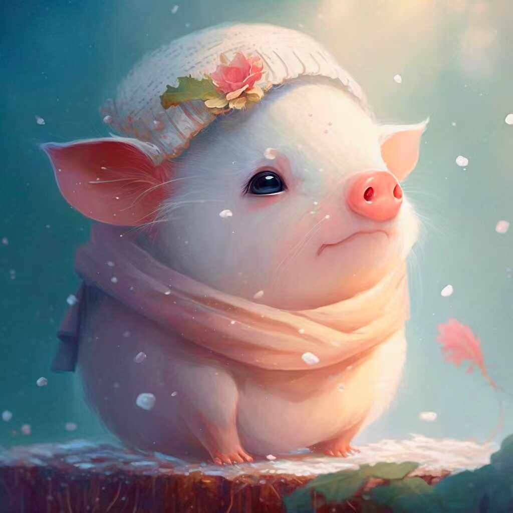 薇薇卡通头像屏保图片壁纸会员0.05 五分钱养号壁纸自动秒发小猪