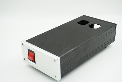 全铝2位美标插座外壳电源机箱diy