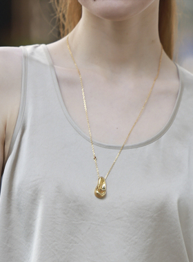 muer秋冬毛衣链金豆豆吊坠