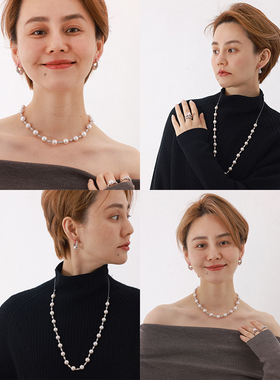 muer沐耳淡水珍珠项链