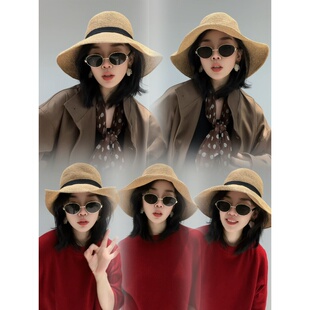 【格小梵】正品夏季草帽多种戴法纯手工渔夫帽子出游度假大头草帽